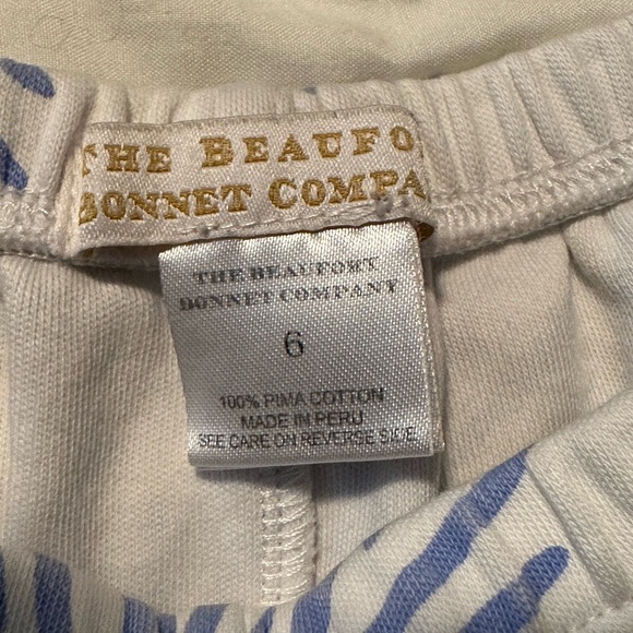The Beaufort Bonnet Company Blue and White Patterned Shorts - Picture 2 of 4